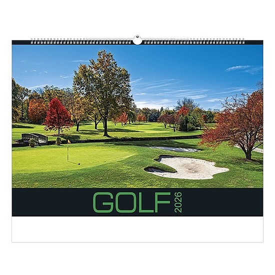 Falinaptár 2026 TOPTIMER T092 485x340mm fekvő Golf