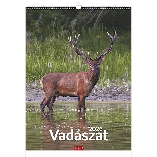 Falinaptár 2026 TOPTIMER T093 310x420mm álló Vadászat