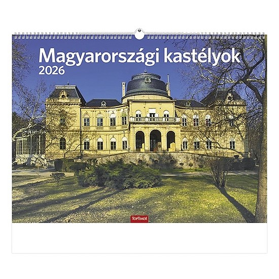 Falinaptár 2026 TOPTIMER T093 420x310mm fekvő Magyarországi kastélyok