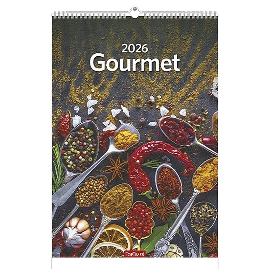 Falinaptár 2026 TOPTIMER T094 220x330mm álló Gourmet