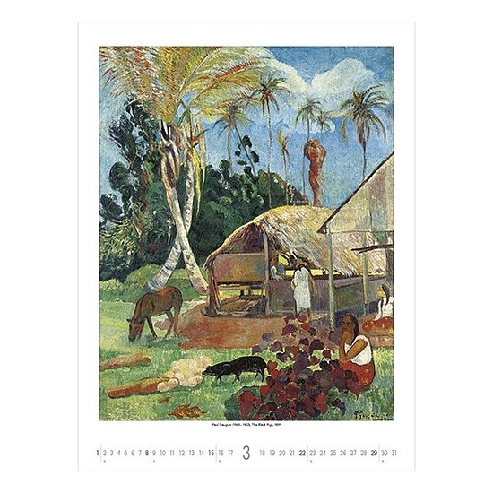Falinaptár 2026 TOPTIMER T096 420x560mm álló Monet to klee