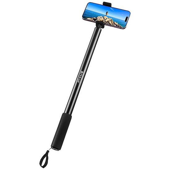 Fém szelfibot 2 m-es PULUZ Insta360 One RS/X2/X3/X4-hez fekete (PU641B)