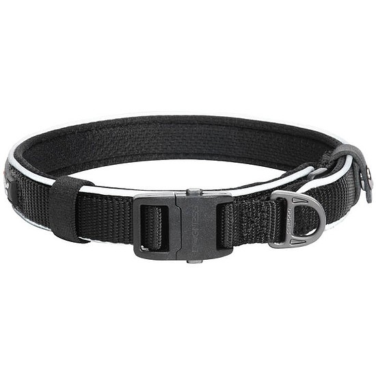 Fényvisszaverő nyakörv Dogness méret XL fekete (Reflective XL BLACK)