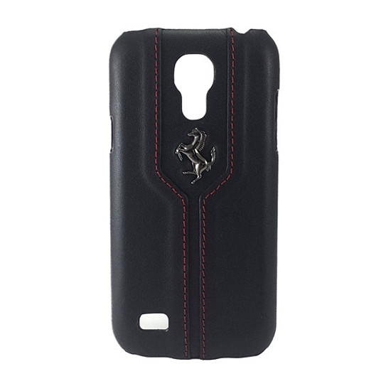 Ferrari előlap tok Samsung Galaxy S4 Minihez - barna