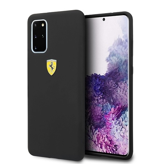 Ferrari Hardcase FESSIHCS67BK S20+ G985 fekete/fekete szilikon