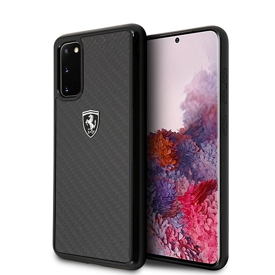 Ferrari kemény tok FEHCAHCS62BK S20 G980 fekete/fekete Carbon Heritage