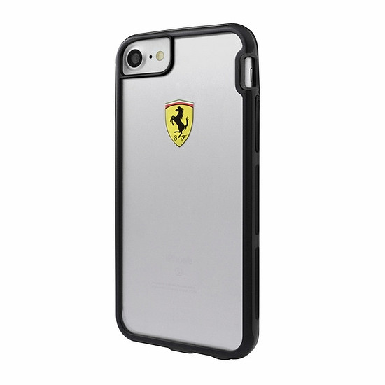 Ferrari Racing ütésálló tok iPhone 7 / 8 / SE 2020 / SE 2022-höz - átlátszó