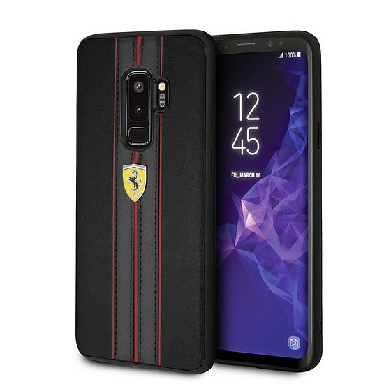 Ferrari Urban tok Samsung Galaxy S9 Plus-hoz - fekete