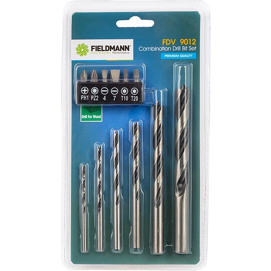 FIELDMANN FDV 9012 Fúrósz.+bits 12részes