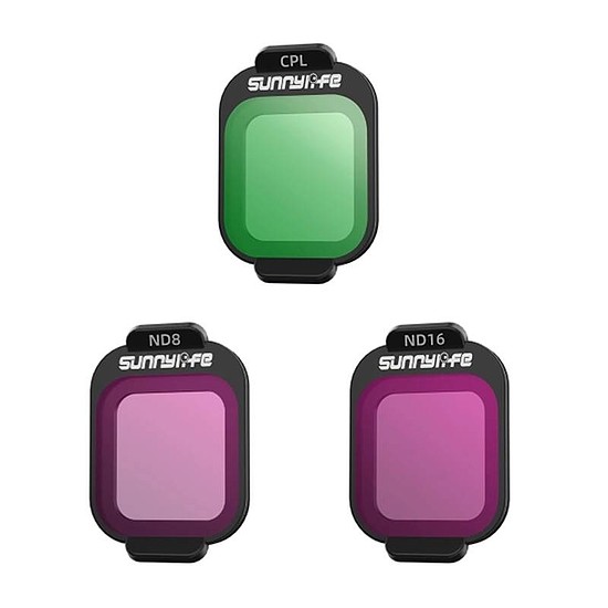 Filtry CPL, ND8, ND16 Sunnylife és DJI Flip (FP-FI964)