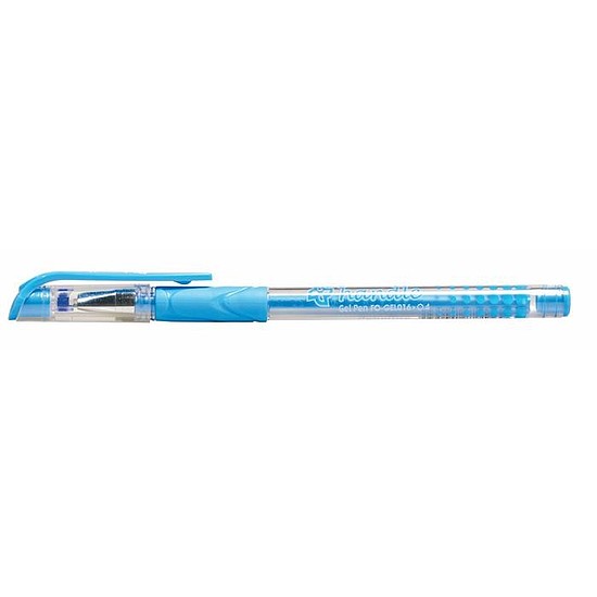 Flexoffice zseléstoll kék, kupakos 0,2 mm írásvastagság 12 db/doboz