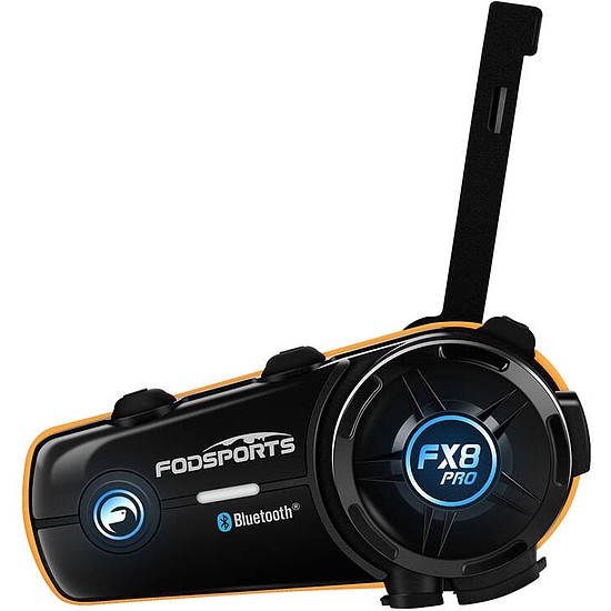 Fodsports FX8 Pro motorkerékpár intercom (fekete)