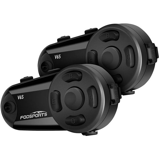 Fodsports V6S motorkerékpár kaputelefon két darabos kiszerelésben (V6S 2 pack)