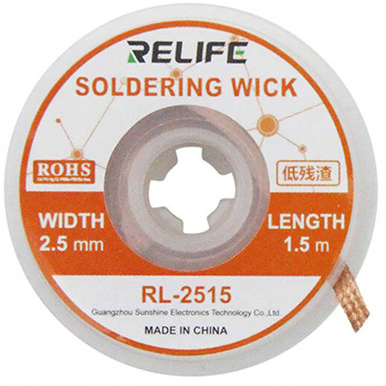 Forrasztópálca Relife RL-2515, 2,5 mm, 1,5 m
