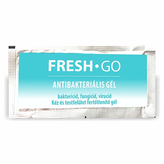 Fresh Go Antibakteriális kézfertőtlenítő gél, tasakos 5ml Akció a készlet erejéig!