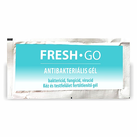 Fresh Go Antibakteriális kézfertőtlenítő gél, tasakos 5ml Akció a készlet erejéig!