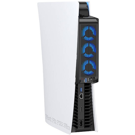 Frissítse a PS5 hűtőventilátort Kiwi Home PX07-2 fekete (PX07-2/Black/HJT-489)