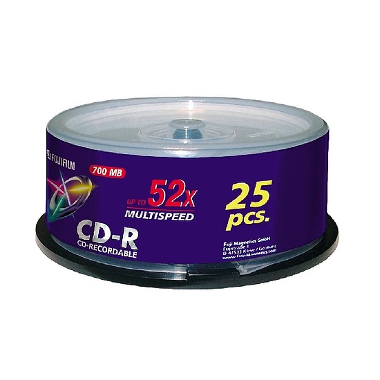 Fuji CD-R 700MB 80min 52x henger 25db