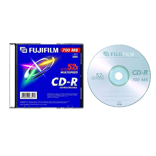 Fuji CD-R 700MB 80min 52x slim tok 