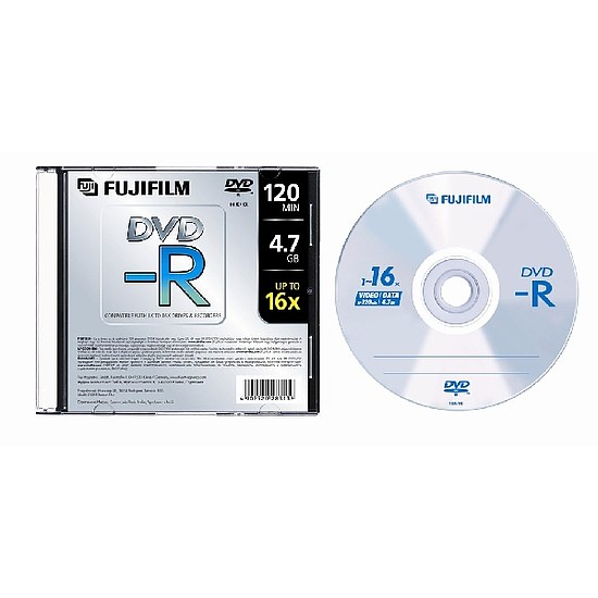 Fuji DVD-R 4,7GB 16x slim tok