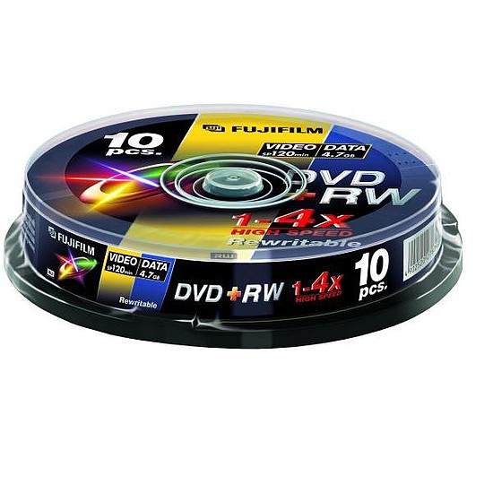 Fuji DVD+RW 4,7GB 4x henger 10db