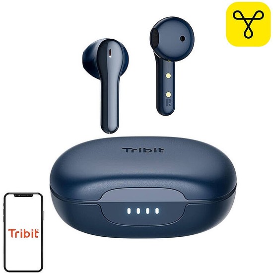 Fülhallgató TWS Tribit SolarBuds C2 BTH96R fekete (C01-2070N-14)