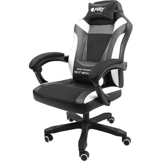 Fury Avenger M+ gamer szék, fekete-fehér (NFF-1710)