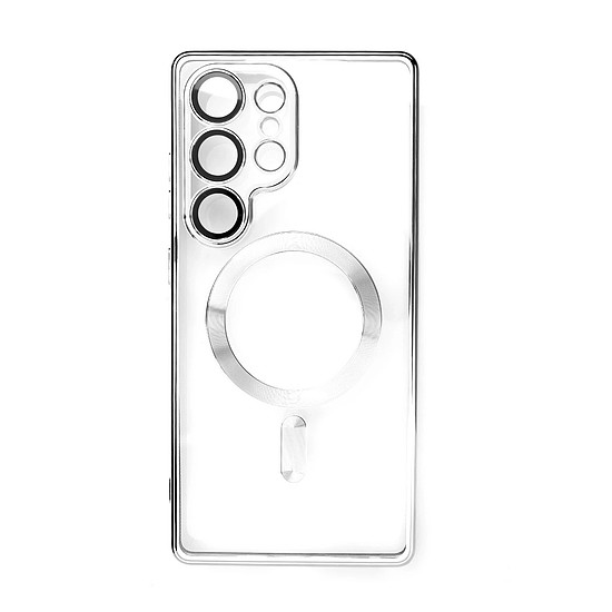 Galvanizált MagSafe-fel töltött iPhone 16e tok - ezüst