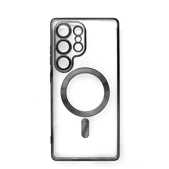 Galvanizált MagSafe-fel töltött iPhone 16e tok - fekete