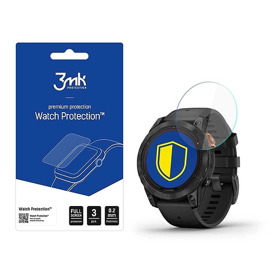 Garmin Fenix 7 Pro Solar - 3mk Watch Protection v. FlexibleGlass Lite
