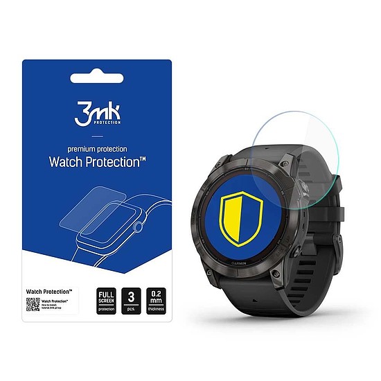 Garmin Fenix 7X Pro Solar - 3mk Watch Protection v. FlexibleGlass Lite