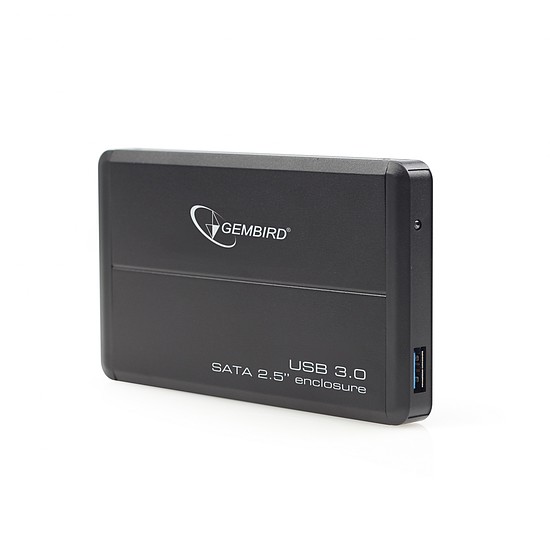 Gembird 2.5" USB 3.0 Külső HDD ház Fekete EE2-U3S-2