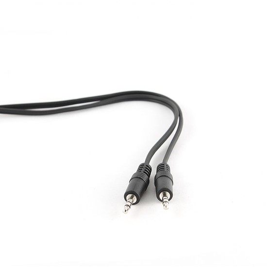 Gembird 2x 3,5 jack Audio 1,2m Black CCA-404