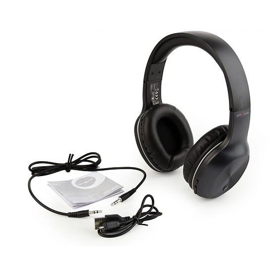 Gembird BHP-MIA Miami Bluetooth fejhallgató + mikrofon vezeték nélküli fekete