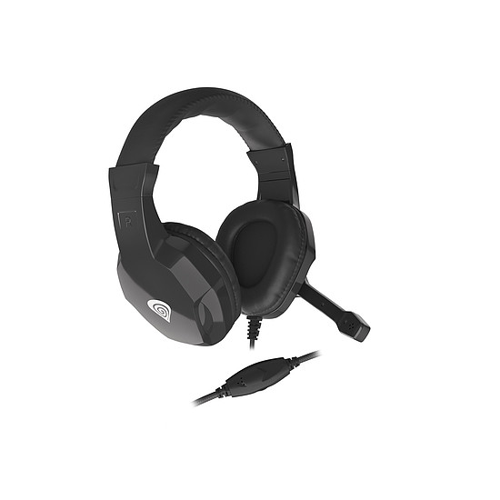 Genesis Argon 100 Gamer Mikrofonos fejhallgató, fekete (NSG-1434)