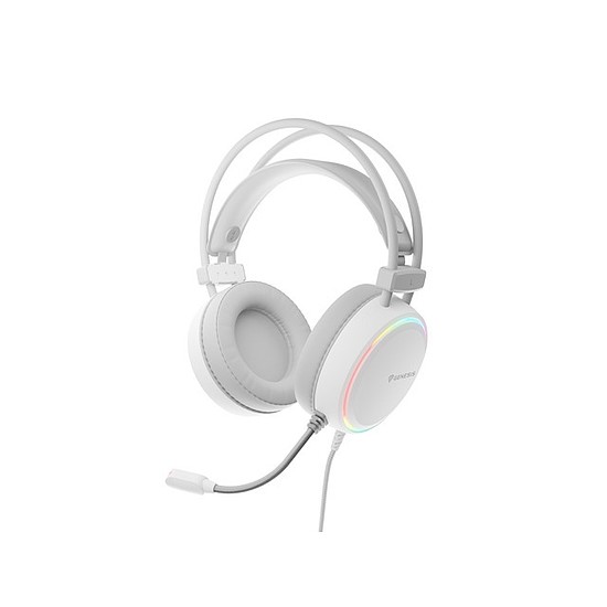 Genesis Neon 613 RGB Gamer fejhallgató, fehér