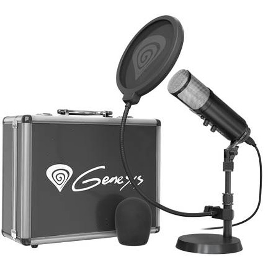 Genesis Radium 600 stúdió mikrofon, fekete (NGM-1241)
