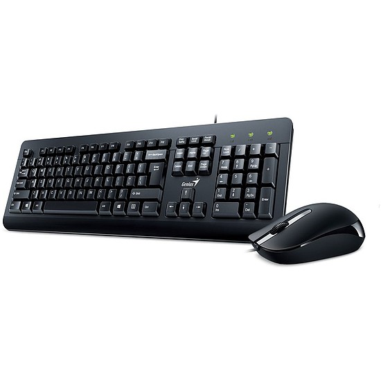 Genius KM-160 USB billentyűzet + egér Black HU
