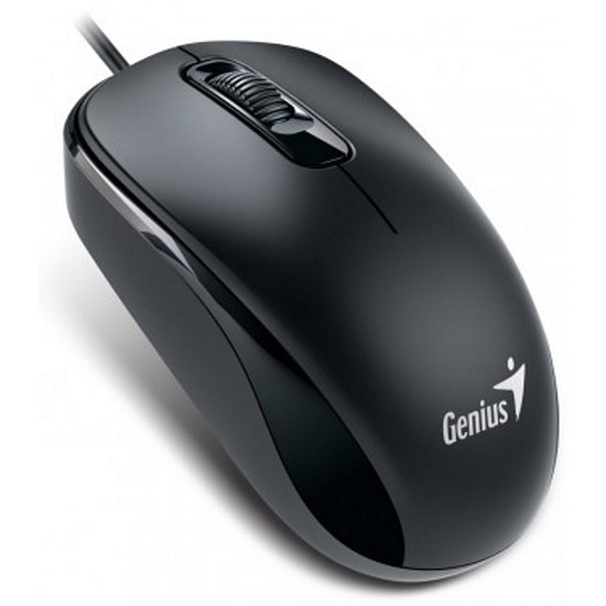 Genius Optikai Mouse DX-110 PS2 Black egér 1000dpi31010116108 / 31010116106