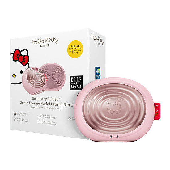 Geske 5 az 1-ben Okos szónikus thermo arctisztító készülék, Hello Kitty rózsaszín (HK000008PI01)