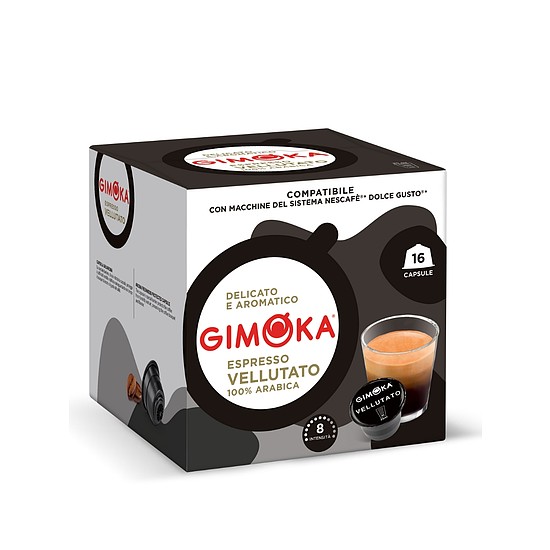 Gimoka Espresso Vellutato Dolce Gusto kompatibilis kapszula 16db