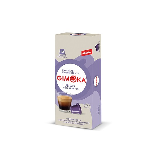 Gimoka Lungo Nespresso kompatibilis kávékapszula 10db
