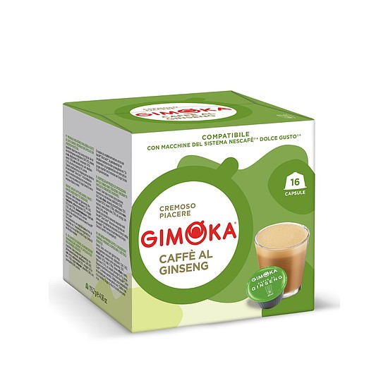 Gimoka Puro Aroma Caffe al Ginseng Dolce Gusto kompatibilis kávékapszula 16db
