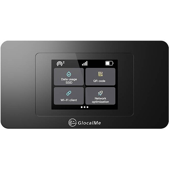 GlocalMe Duoturbo hordozható 4G/LTE Wi-Fi router Cloud SIM (Duoturbo black)