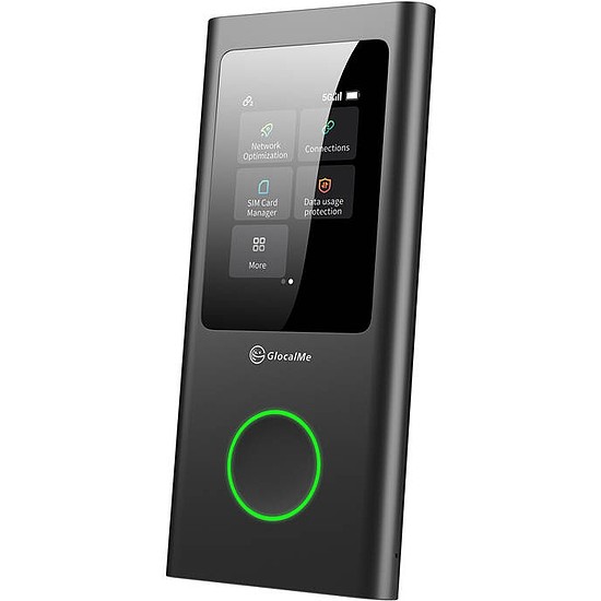 GlocalMe Numen Air hordozható 5G Wi-Fi router Cloud SIM (NumenAir Black)