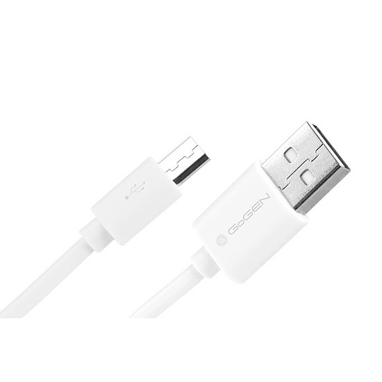 GoGEN MicroUSB kábel, 0,9m - fehér (GOGMICUSB100MM11)