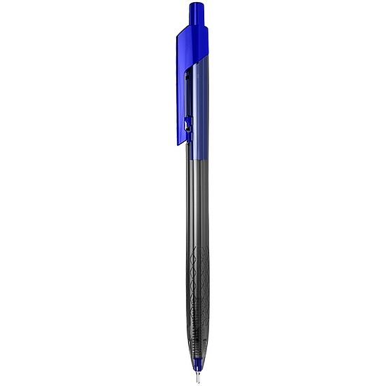 Golyóstoll, 0,7 mm, nyomógombos, DELI Arrow RT, kék (DEQ01330)