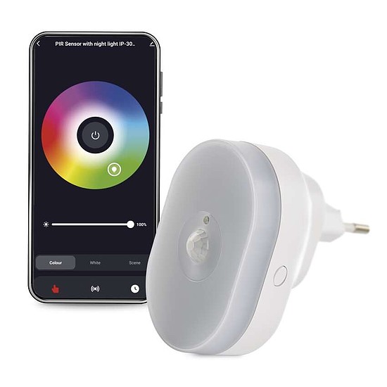 GoSmart PIR érzékelő (mozgásérzékelő) éjjeli fénnyel, WiFi (P3322)