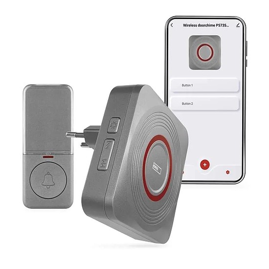 GoSmart Vezeték nélküli csengő wifivel (P5735SS)