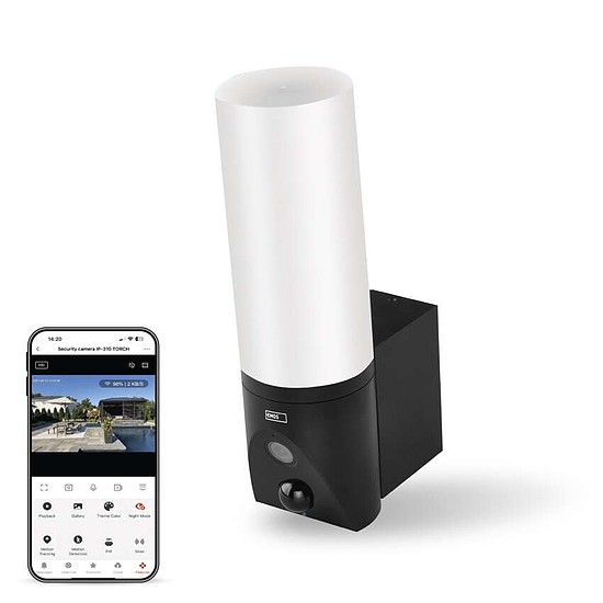GoSmart Wifis kültéri forgatható kamera IP-310 TORCH világítással, fekete (H4065)